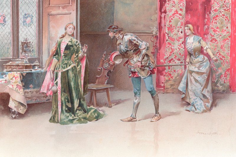 Illustration für Shakespeares Othello von Ludovico Marchetti