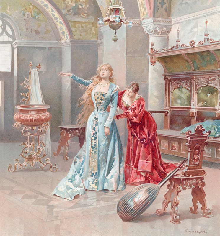Illustration für Shakespeares Othello von Ludovico Marchetti