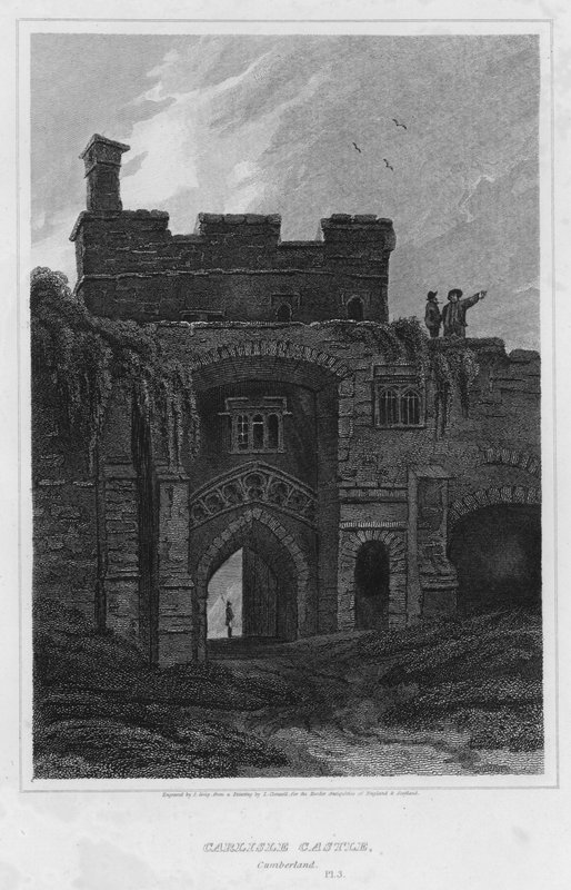 Carlisle Castle, Cumberland von Luke (after) Clennell