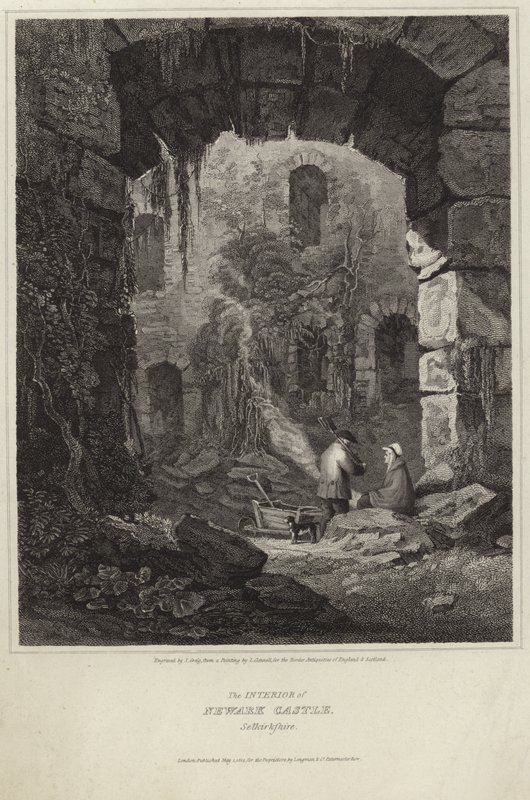 Das Innere von Newark Castle von Luke Clennell