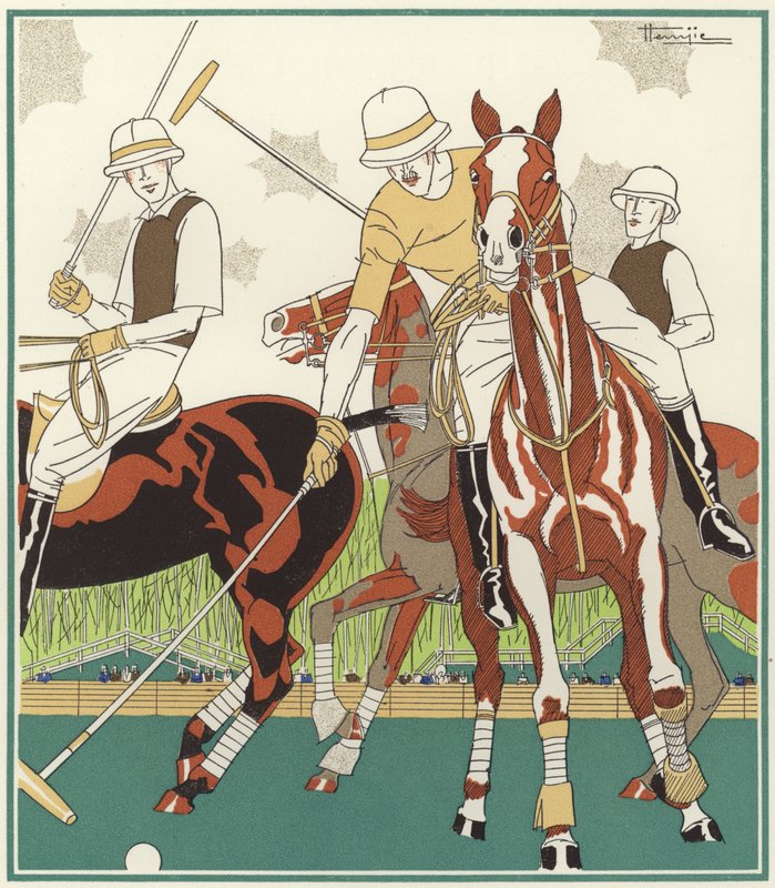 Polo in Le Touquet von Marcel Jacques Hemjik