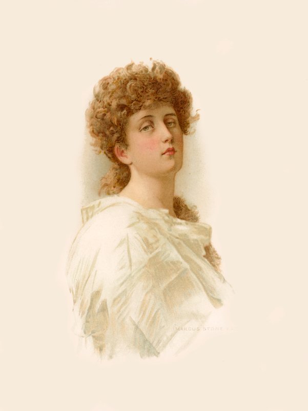 Tennysons Lady Clara Vere de Vere von Marcus Stone