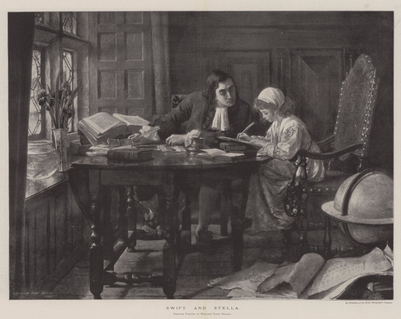 Swift und Stella von Margaret Isabel Dicksee
