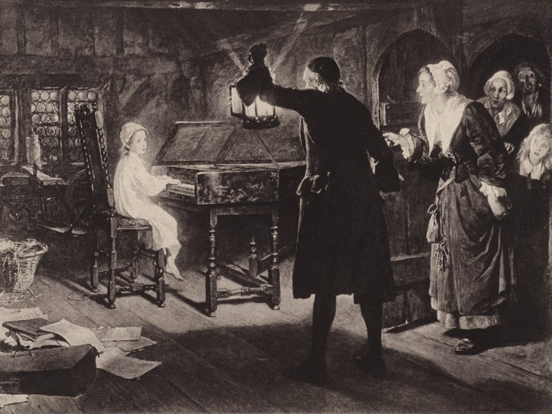 Das Kind Händel von Margaret Isabel Dicksee