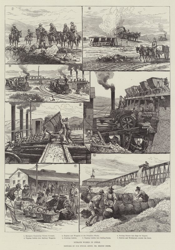 Salpeterwerke in Chile von Melton Prior