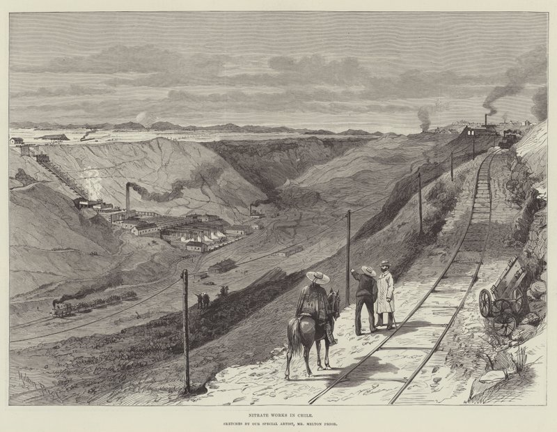 Salpeterwerke in Chile von Melton Prior