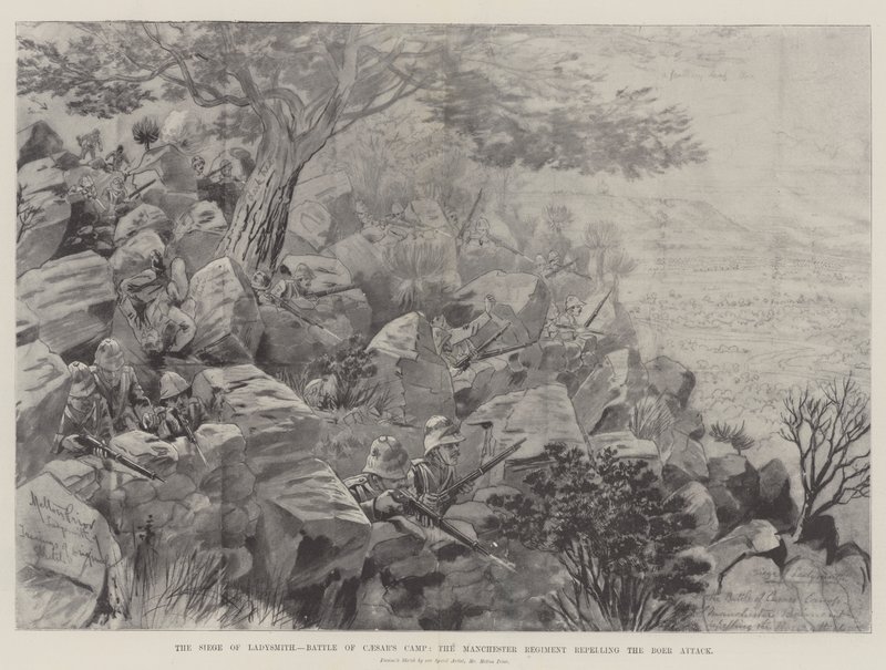 Die Belagerung von Ladysmith, Schlacht am Caesar