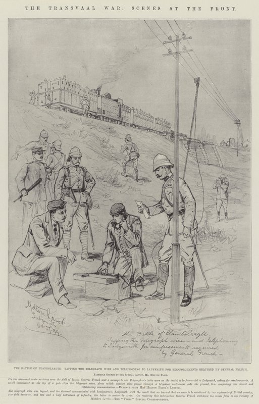Der Transvaal-Krieg, Szenen an der Front von Melton Prior