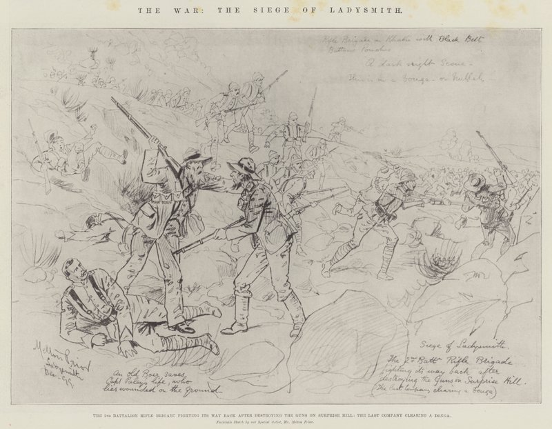 Der Krieg, die Belagerung von Ladysmith von Melton Prior