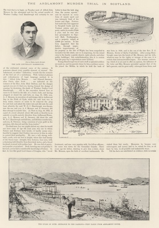 Der Ardlamont-Mordprozess in Schottland von Melton Prior