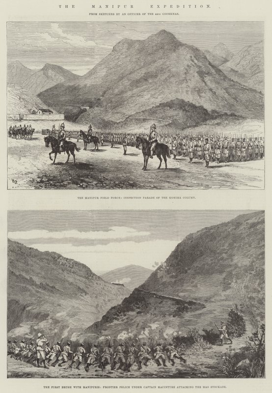 Die Manipur-Expedition von Melton Prior