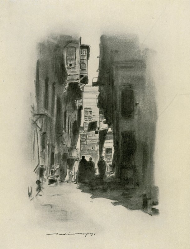 Eine Straße in Kairo von Mortimer Ludington Menpes