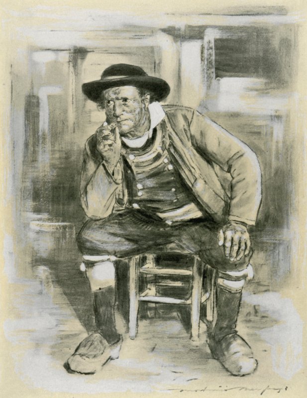 Bretonischer Bauer von Mortimer Ludington Menpes