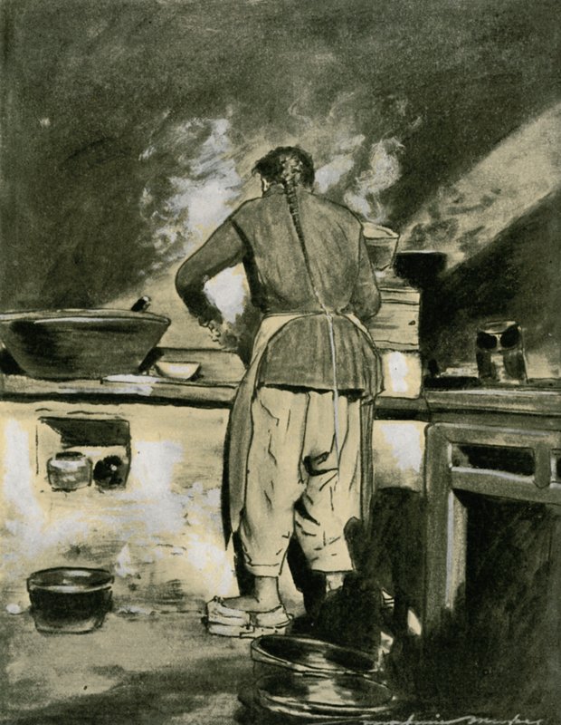 Chinesischer Koch von Mortimer Ludington Menpes