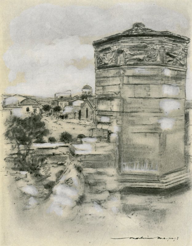 Turm der Winde, Athen von Mortimer Ludington Menpes