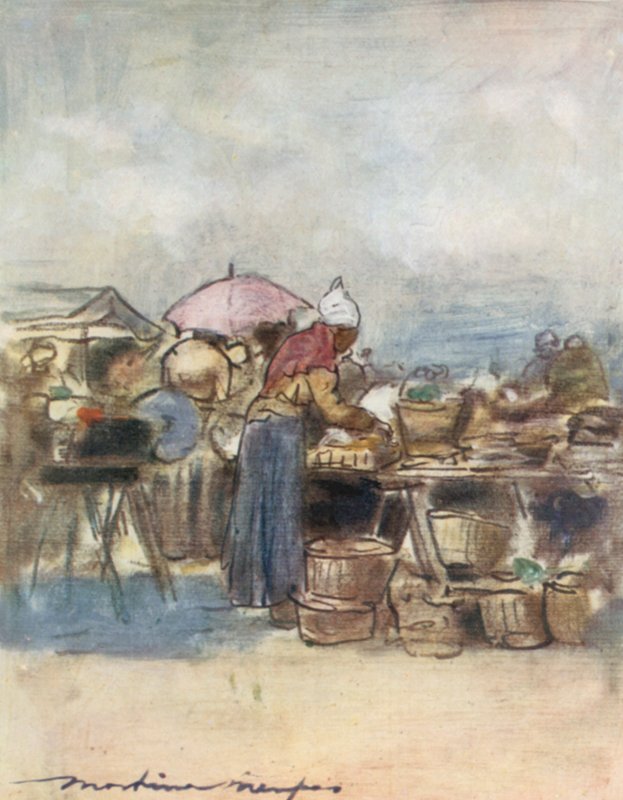 Auf dem Markt von Mortimer Ludington Menpes