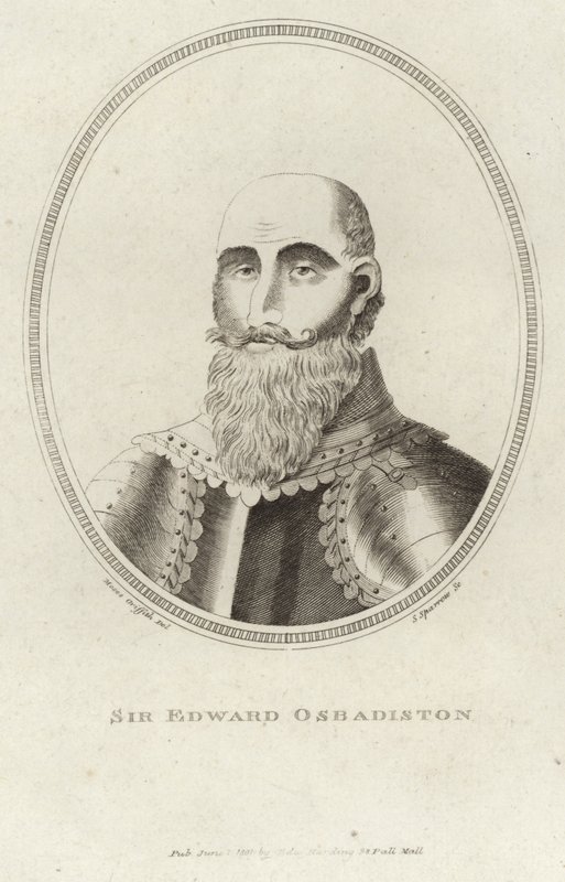 Porträt von Sir Edward Osbadiston von Moses Griffith