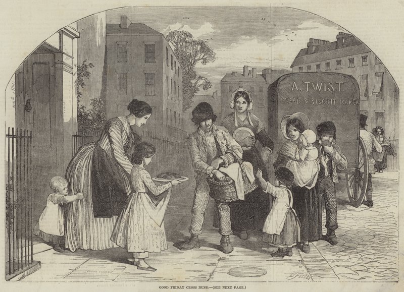 Karfreitagskreuzbrötchen von Myles Birket Foster
