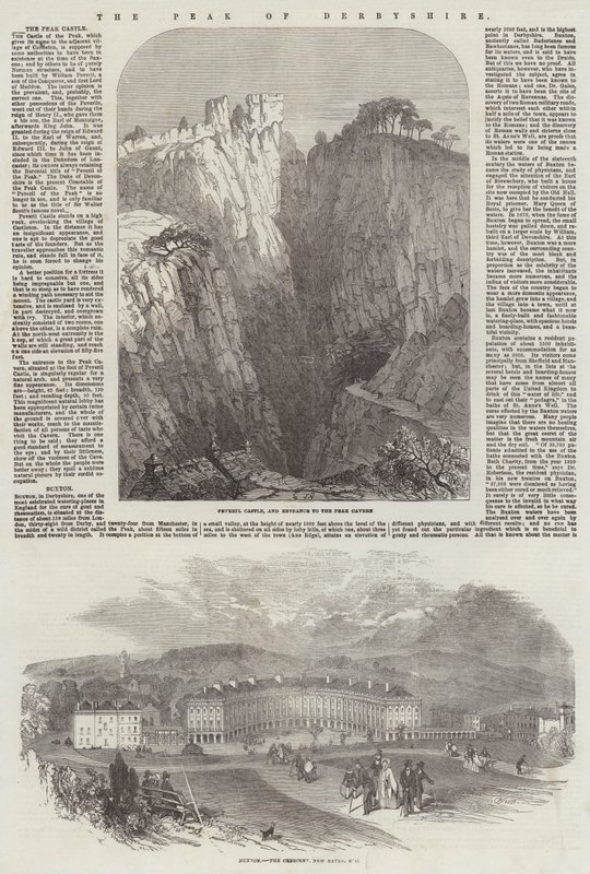 Der Gipfel von Derbyshire von Myles Birket Foster