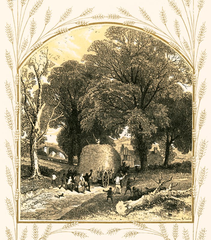 Der Heuwagen von Myles Birket Foster