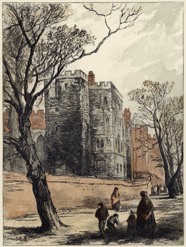 Der Lollardenturm, Lambeth Palace, London von Myles Birket Foster