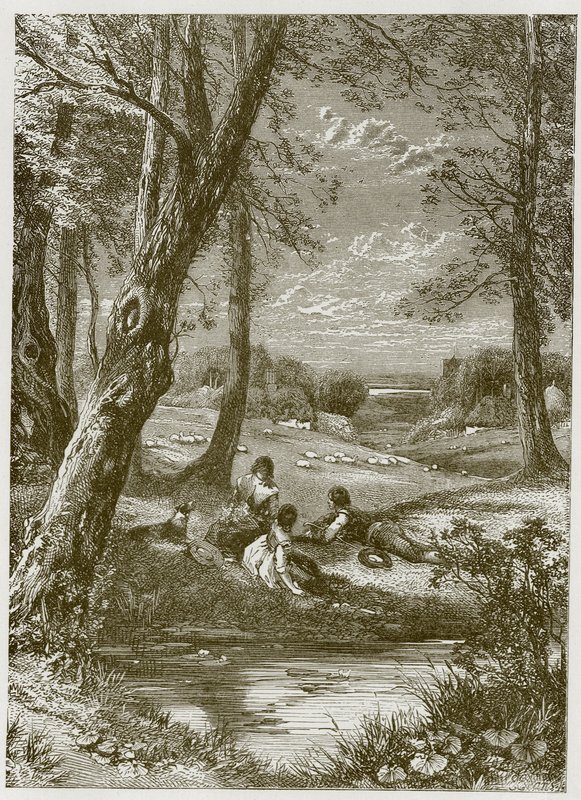 Das Lob des Landlebens von Myles Birket Foster