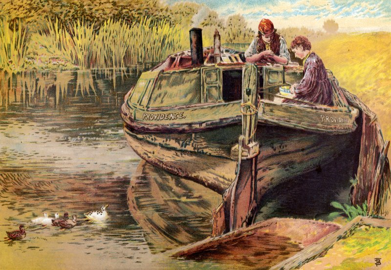 Die Providence-Barke von Myles Birket Foster