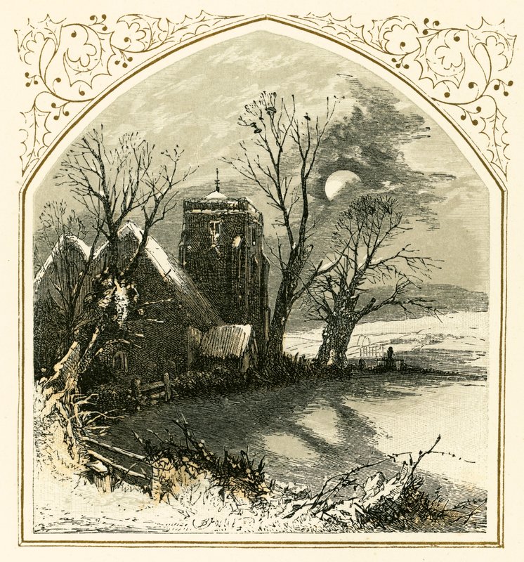 Der Tod des alten Jahres von Myles Birket Foster