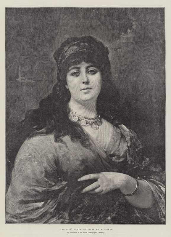 Die Zigeunerkönigin von Nathaniel Sichel