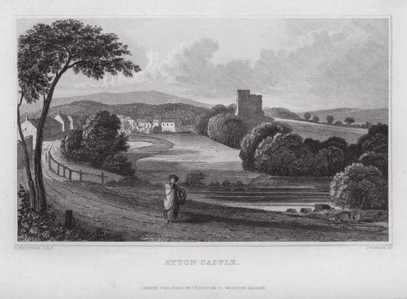 Ayton Castle von Nathaniel (after) Whittock