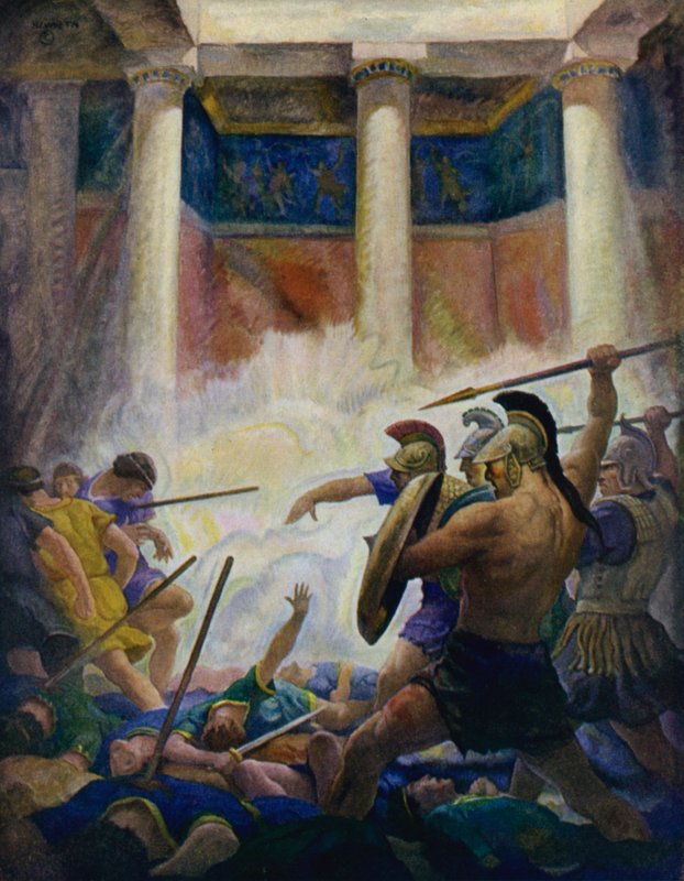 Odyssee: Das Schlachten der Freier von Newell Convers Wyeth