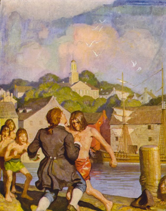 Johnnys Kampf mit Cherry von Newell Convers Wyeth