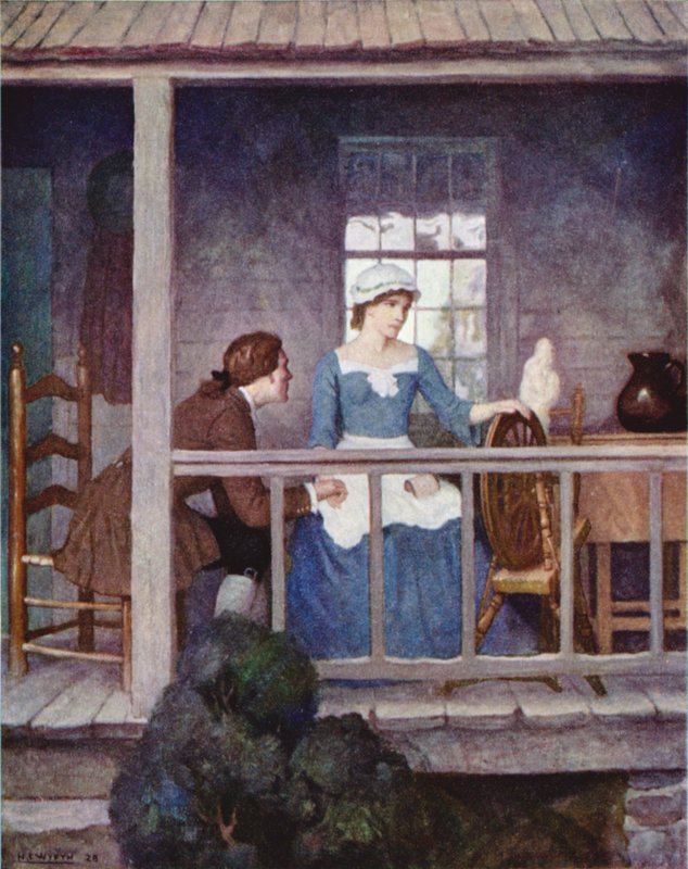 Sally Merrillee und Johnny von Newell Convers Wyeth