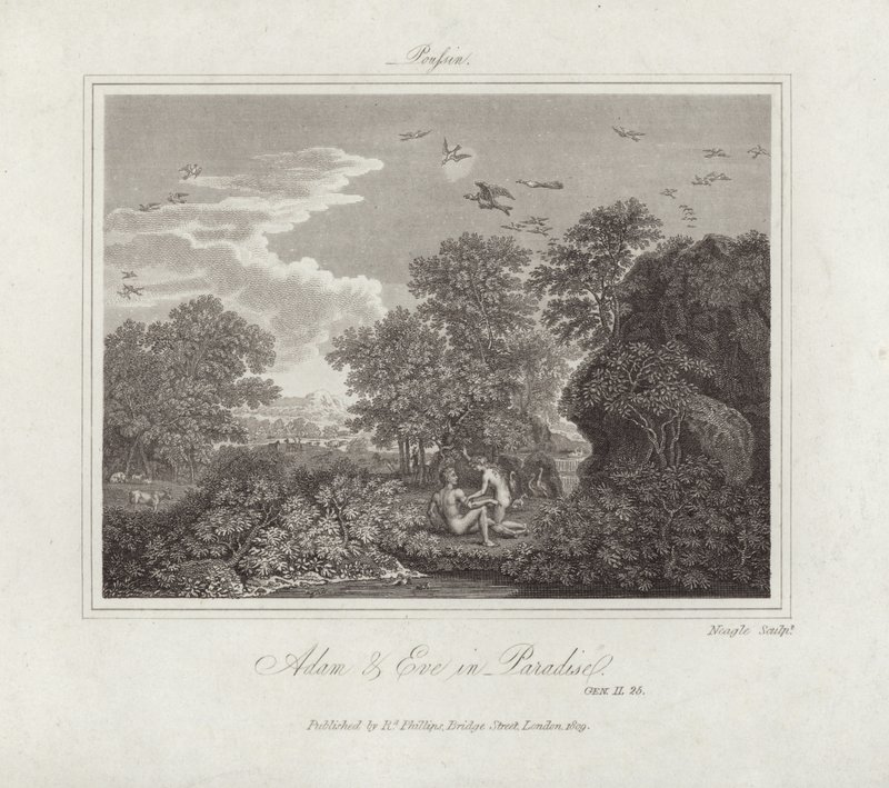Adam und Eva von Nicolas Poussin