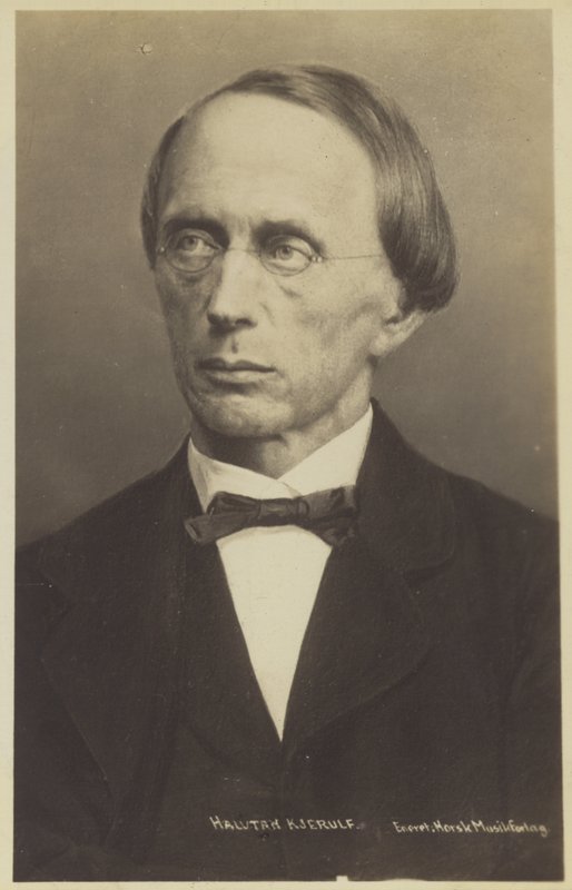 Porträt von Halfdan Kjerulf von Norwegian Photographer
