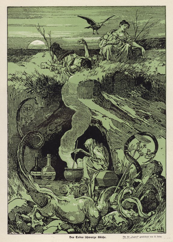 Die schwarze Küche des Todes von Otto Seitz