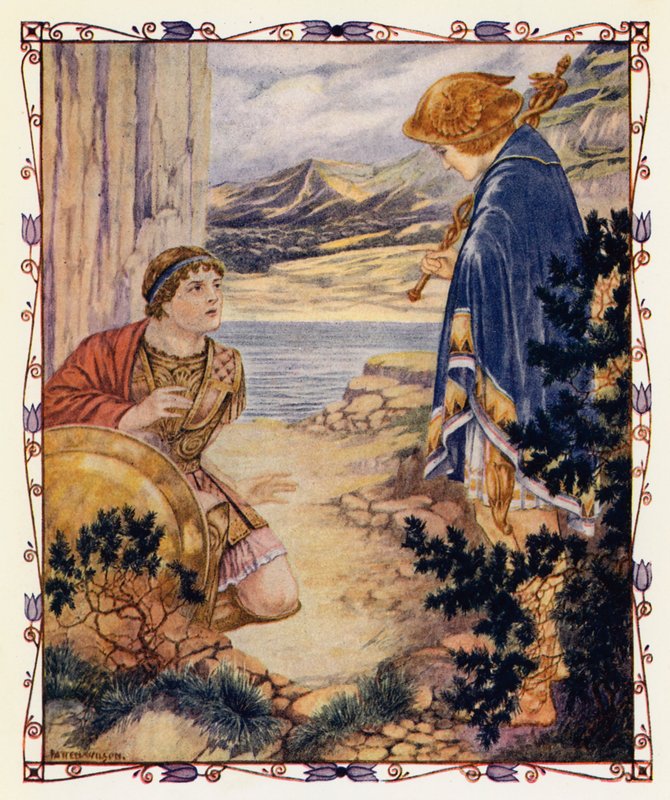 Perseus und Quecksilber von Patten (after) Wilson