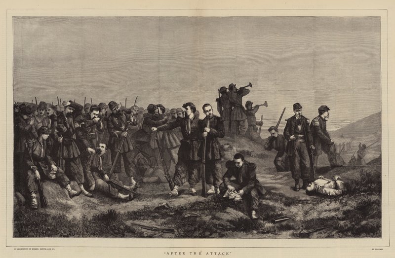 Nach dem Angriff von Paul Alexandre Protais