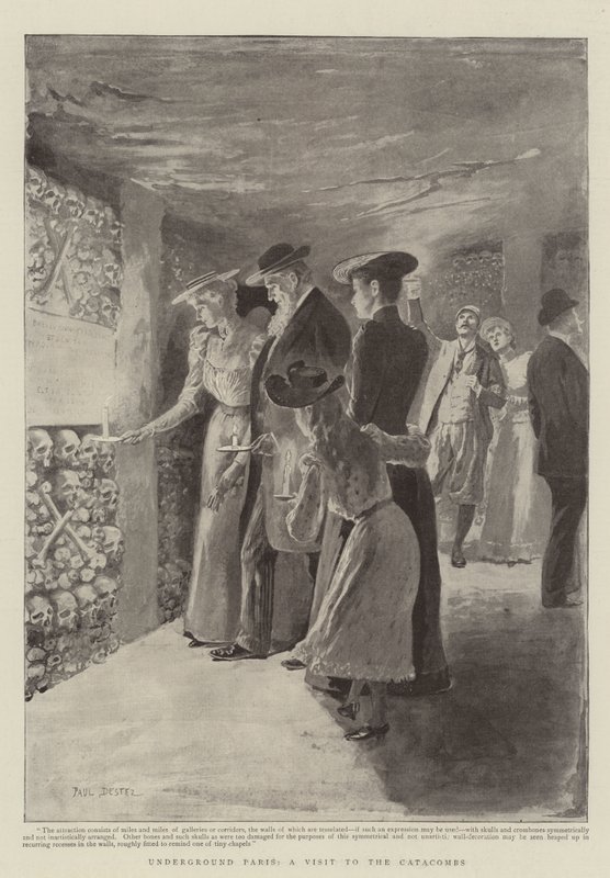 Untergrund von Paris, ein Besuch in den Katakomben von Paul Destez