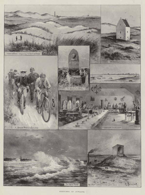 Skizzen in Jütland von Paul Frenzeny