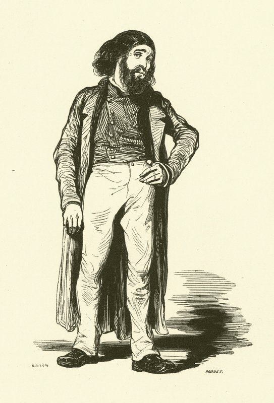 Das Modell von Paul after Gavarni