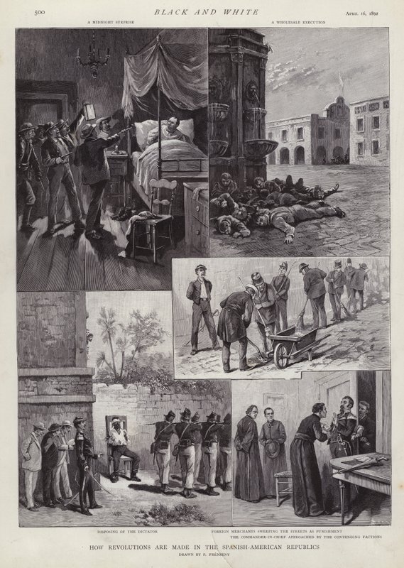 Revolutionen in Lateinamerika von Paul Frenzeny