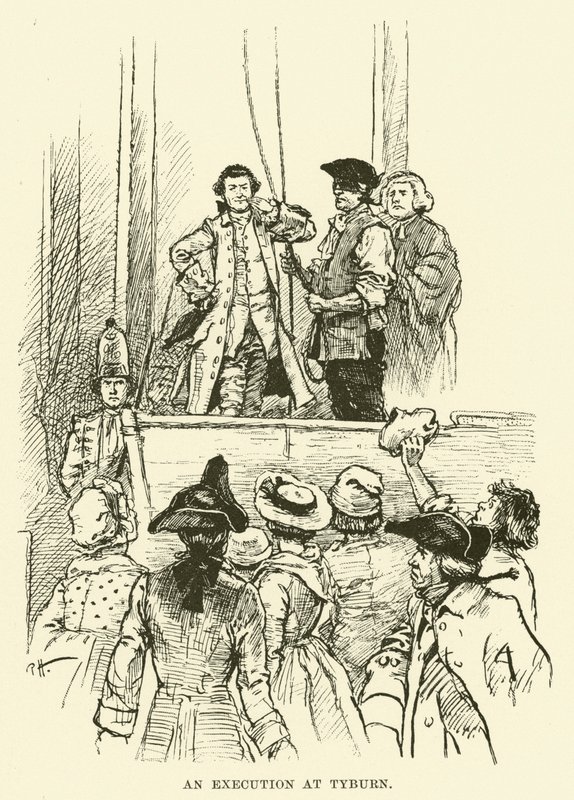 Eine Hinrichtung in Tyburn von Paul Hardy