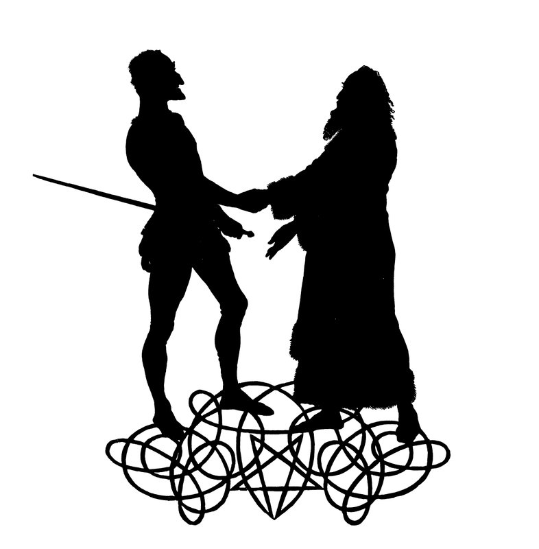 Faust und Mephistopheles von Paul Konewka