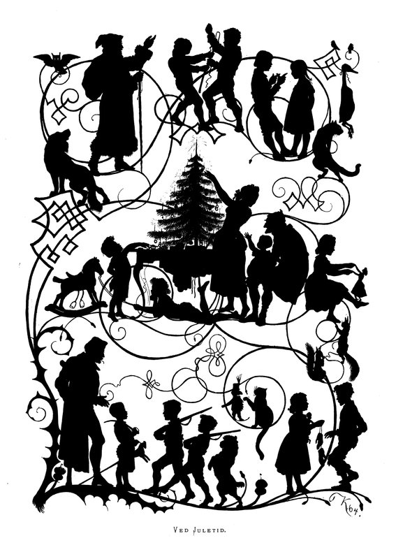 Silhouette: Ved Juletid von Paul Konewka