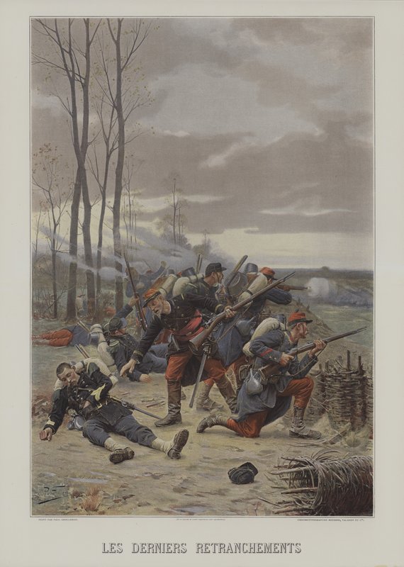 Les Derniers Retranchements von Paul Louis Narcisse Grolleron