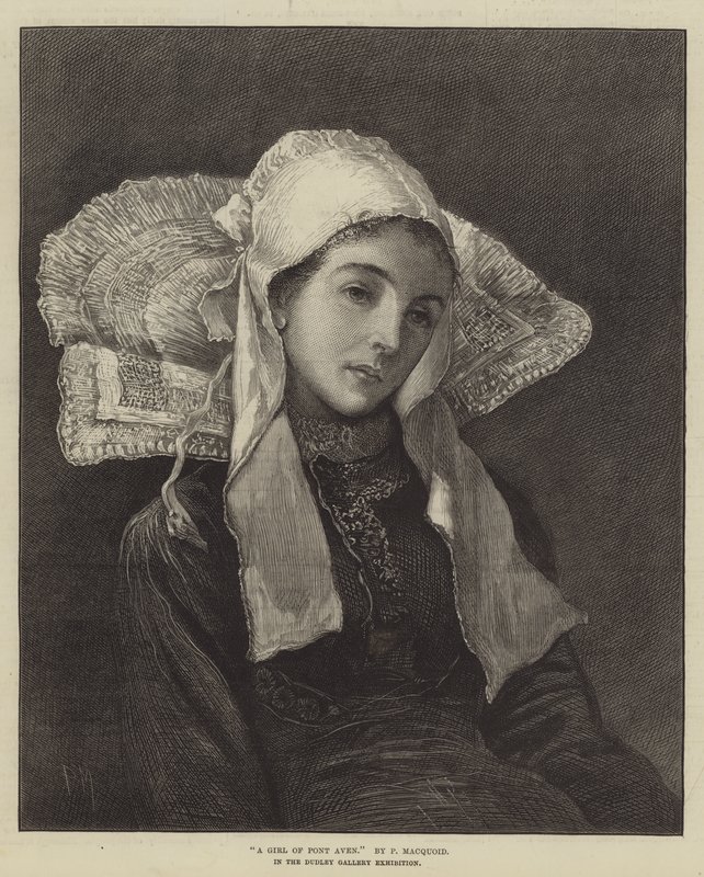 Ein Mädchen aus Pont Aven von Percy Macquoid