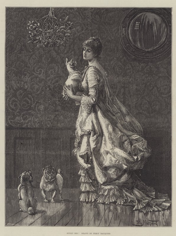 Glücklicher Hund von Percy Macquoid