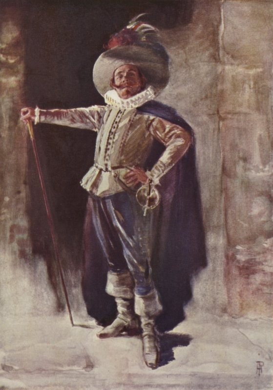 Coquelin als Cyrano de Bergerac von Percy Anderson