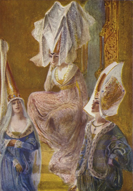 Varianten des Hennin von Percy Anderson